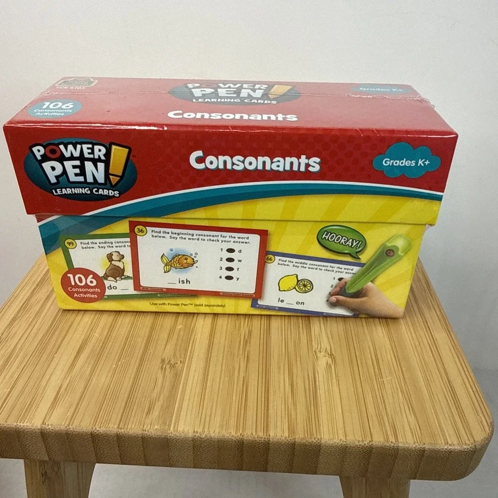 Lot 3 Power Pen Learning Card Sets Teacher Language Reading Grade K+ Homeschool